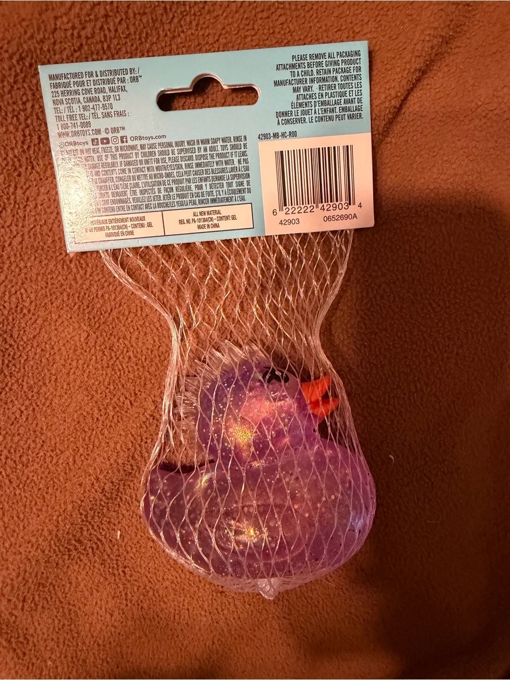 Sugar Swaps Purple Duck - Squeeze & Squish Toy